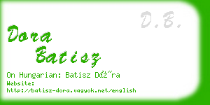 dora batisz business card